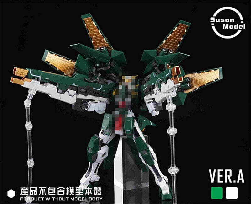SU015A Susan Model R3 Modified Parts A for 1/100 MG GN-002 Dynames Model (Green) - Image 3