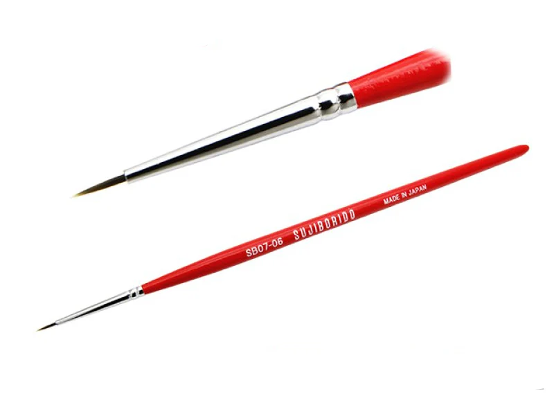Sujiborido EXCELLON Detailing Brush (Width 0.7mm Length 6.0mm)