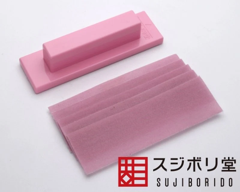 Sujiborido Magic File Holder with 5 Sanding Sheets (1500 Grit)
