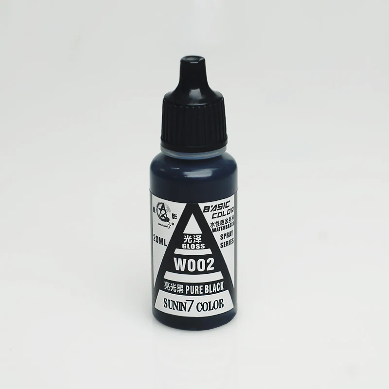 Sunin Acrylic Basic Color W002 Pure Black (Gloss)