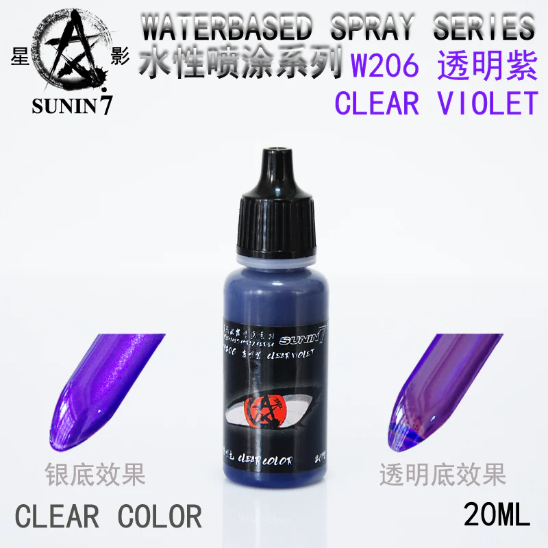 Sunin Acrylic Clear Color W206: Clear Violet - Image 2