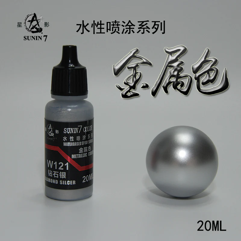 Sunin Acrylic Metal Color W121: Diamond Silcer