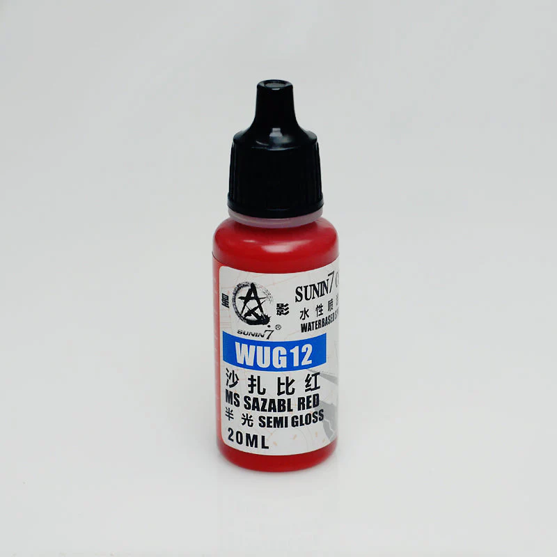 Sunin Acrylic MS Color WUG 12: MS Sazabi Red (Semi Gloss)