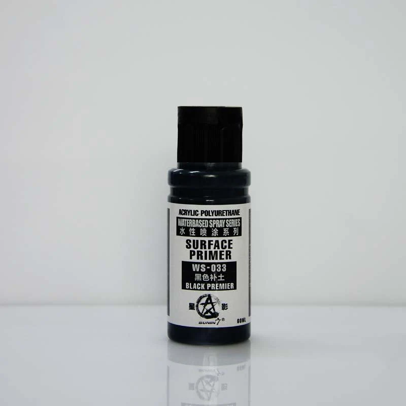 Sunin Acrylic Primer WS-033 Surface Primer (Black Premier) 60ML