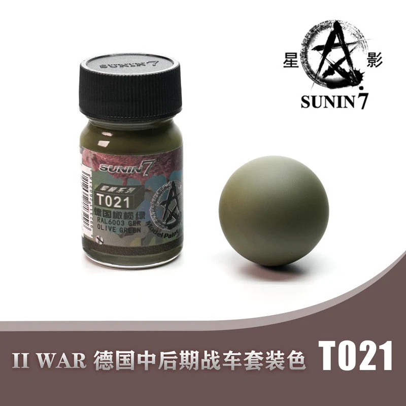 Sunin Military Colors T021 RAL6003 German Olive 30MLGreen