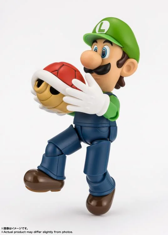 Super Mario S.H.Figuarts Luigi Action Figure - Image 3