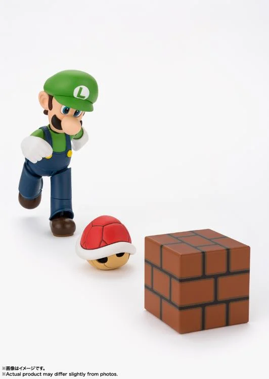 Super Mario S.H.Figuarts Luigi Action Figure - Image 4