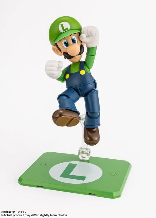 Super Mario S.H.Figuarts Luigi Action Figure - Image 5