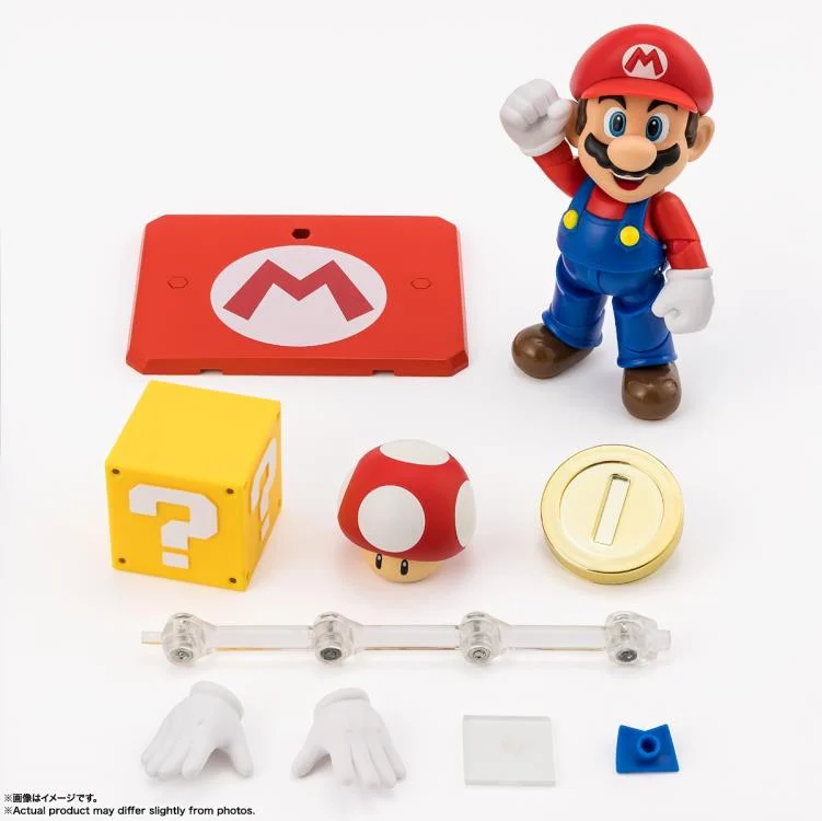 Super Mario S.H.Figuarts Mario Action Figure - Image 6