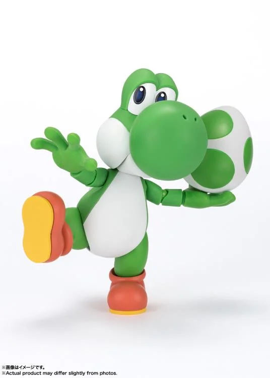 Super Mario S.H.Figuarts Yoshi Action Figure - Image 3