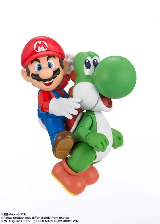 Super Mario S.H.Figuarts Yoshi Action Figure - Image 4