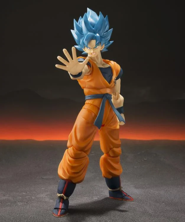 Dragon Ball Super Broly S.H.Figuarts Super Saiyan God Super Saiyan Goku Action Figure - Image 3