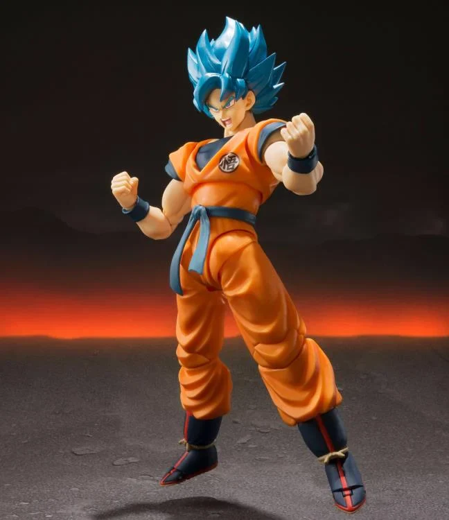 Dragon Ball Super Broly S.H.Figuarts Super Saiyan God Super Saiyan Goku Action Figure - Image 5