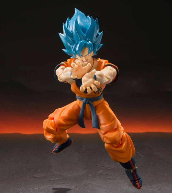 Dragon Ball Super Broly S.H.Figuarts Super Saiyan God Super Saiyan Goku Action Figure - Image 6
