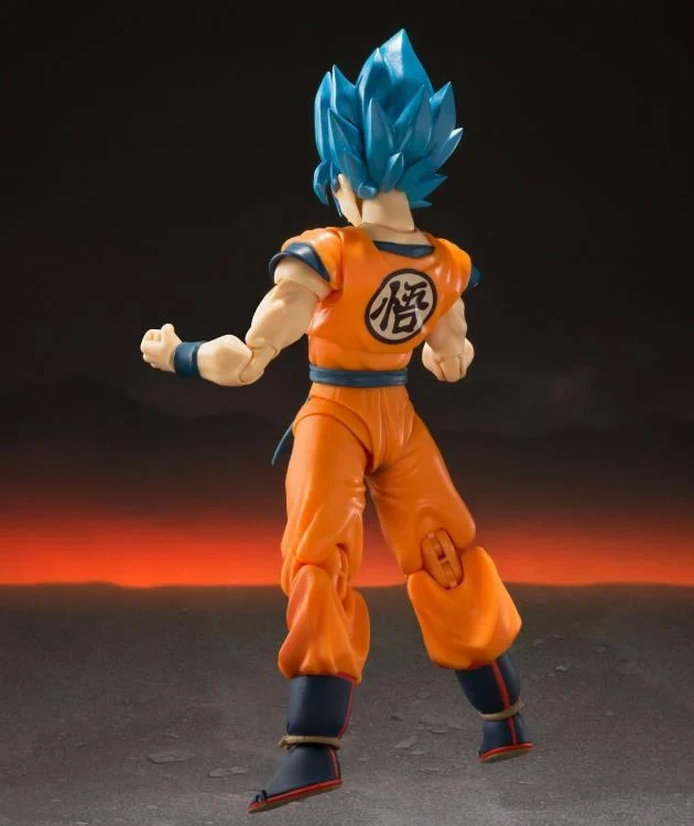 Dragon Ball Super Broly S.H.Figuarts Super Saiyan God Super Saiyan Goku Action Figure - Image 7