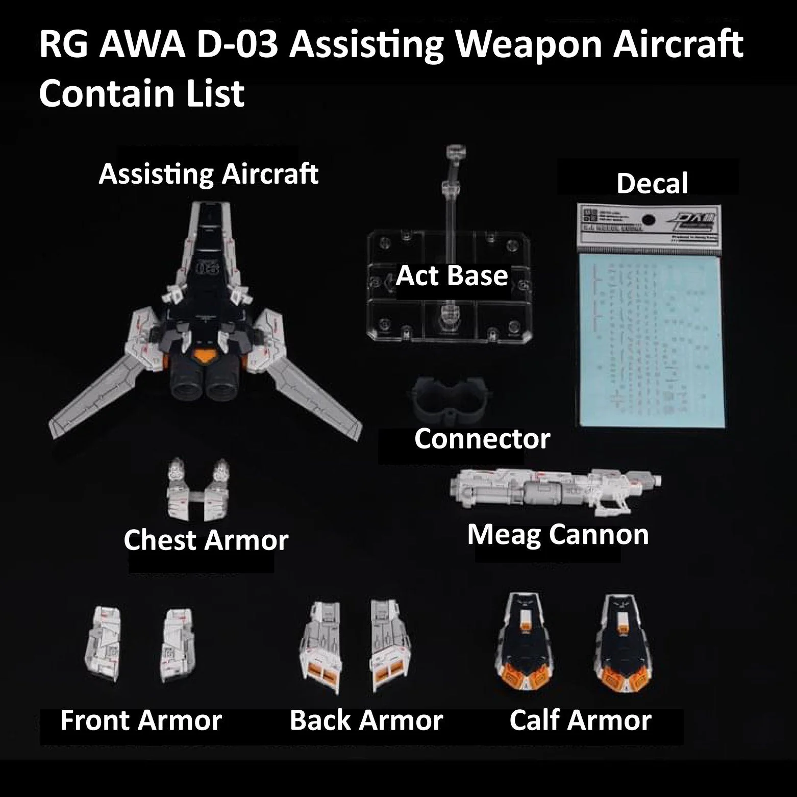 SUSAN MODEL RG AWA D-03 ASSISTING WEAPON AIRCRAFT [SU005] - Image 2