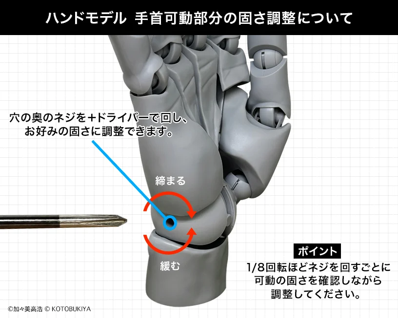 Takahiro Kagami Artist Support Item Hand Model (Left Hand White Ver.) - Image 12