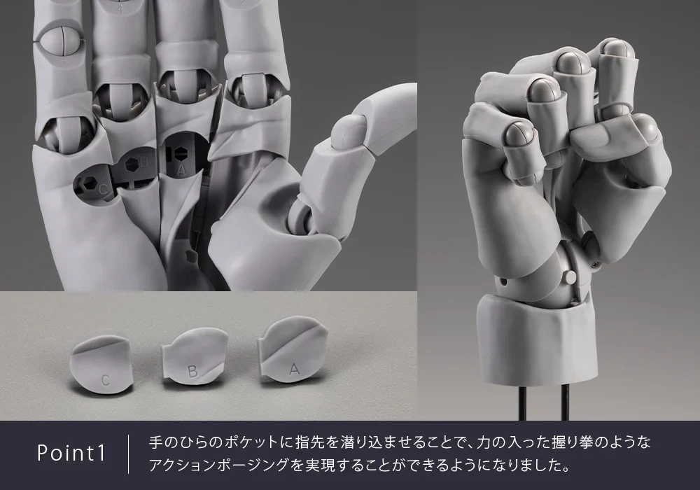 Takahiro Kagami Artist Support Item Hand Model (Men's Left Hand White Ver.) - Image 12