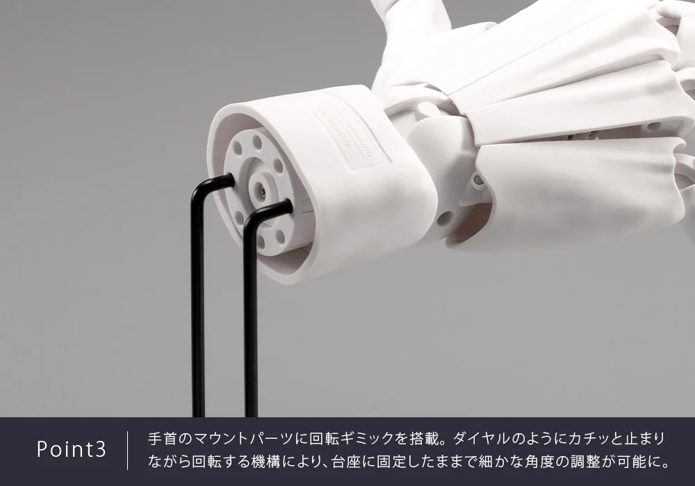 Takahiro Kagami Artist Support Item Hand Model (Men's Right Hand Gray Ver.) - Image 12