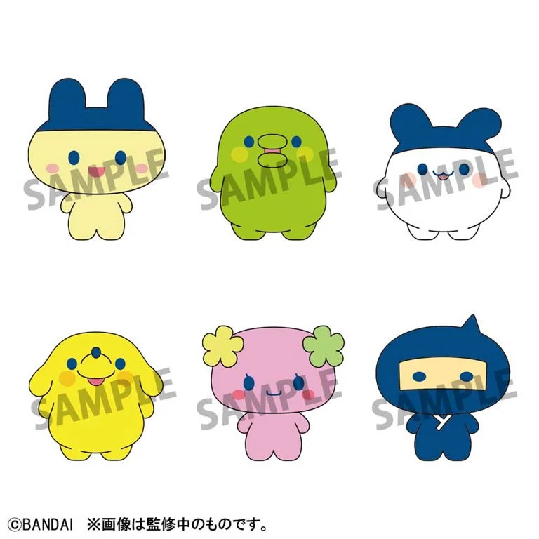 Tamagotchi Chokorin Collection Mascot Box of 6 Figures - Image 3