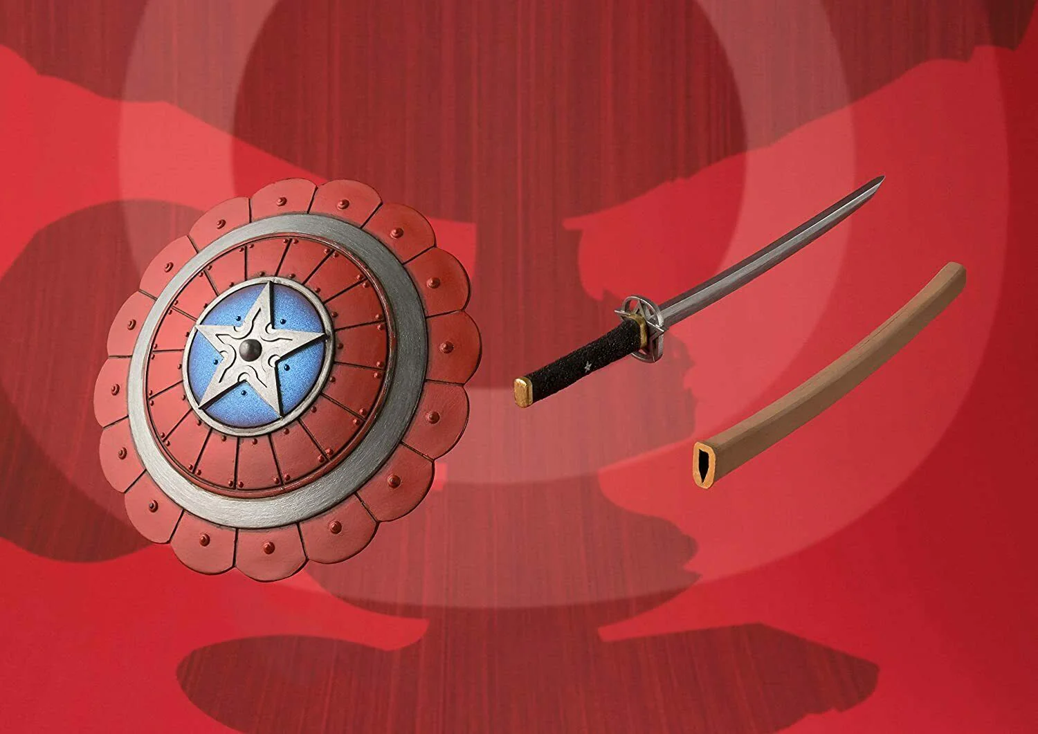 Tamashii Nations Meisho Manga Realization Samurai Captain America Action Figure - Image 8