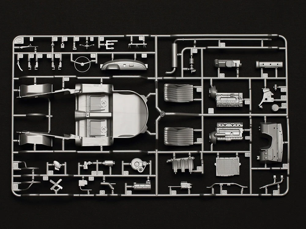 Tamiya 1/24 Full View Mercedes-Benz 300SL - Image 12