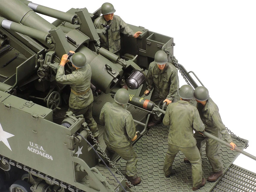 Tamiya 1/35 US Self-Propelled 155mm Gun M40 - Image 5
