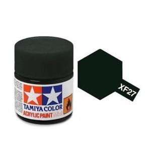 Tamiya Color Black Green Mini Acrylic Matte Finish XF-27