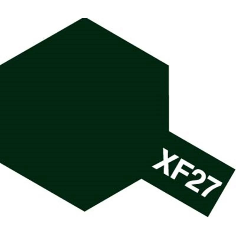 Tamiya Color Black Green Mini Acrylic Matte Finish XF-27 - Image 2