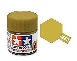 Tamiya Color Dark Yellow Mini Acrylic Matte Finish XF-60