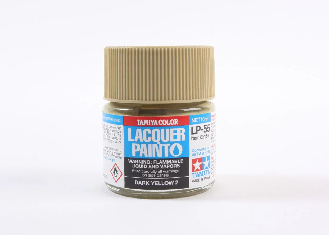 Tamiya Color LP55 Dark Yellow 2 Mini Lacquer Finish (10ml)