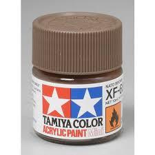 Tamiya Color NATO Brown Mini Acrylic Matte Finish XF-68