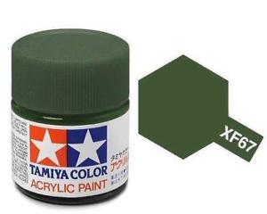Tamiya Color NATO Green Mini Acrylic Matte Finish XF-67