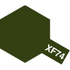 Tamiya Color Olive Drab (JGSDF) Mini Acrylic Matte Finish XF-74 - Image 2