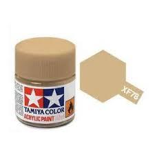 Tamiya Color Wooden Deck Tan Mini Acrylic Matte Finish XF-78