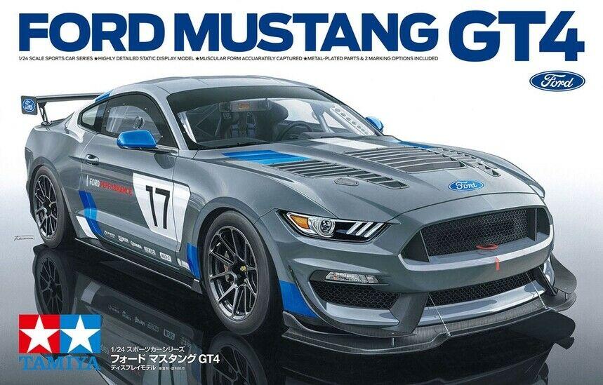 Tamiya Ford Mustang GT4 1:24 scale car model kit new 24354 - Image 2