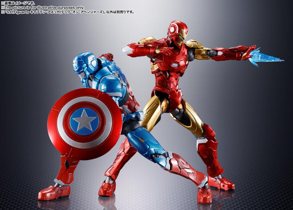 Tech-On Avengers S.H.Figuarts Tech-On Captain America - Image 18