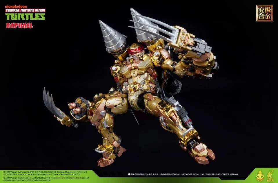 Teenage Mutant Ninja Turtles HB0086 Raphael (Year of the Dragon Gold Turtle Ver.) Figure - Image 2