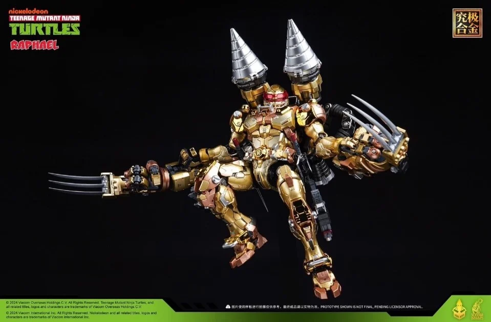 Teenage Mutant Ninja Turtles HB0086 Raphael (Year of the Dragon Gold Turtle Ver.) Figure - Image 4