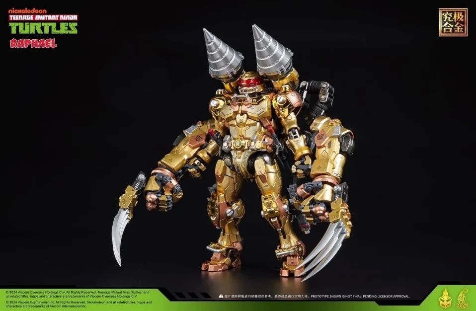 Teenage Mutant Ninja Turtles HB0086 Raphael (Year of the Dragon Gold Turtle Ver.) Figure - Image 5