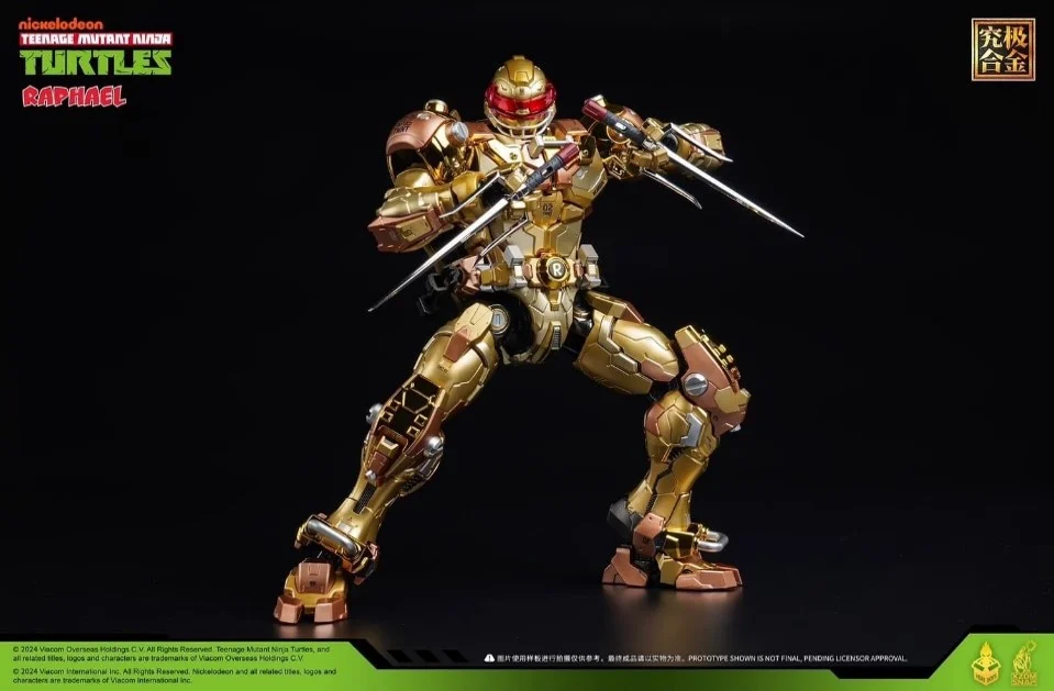 Teenage Mutant Ninja Turtles HB0086 Raphael (Year of the Dragon Gold Turtle Ver.) Figure - Image 6