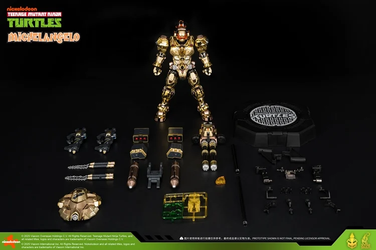 Teenage Mutant Ninja Turtles HB0092 Michelangelo (Golden Ver.) Action Figure - Image 16