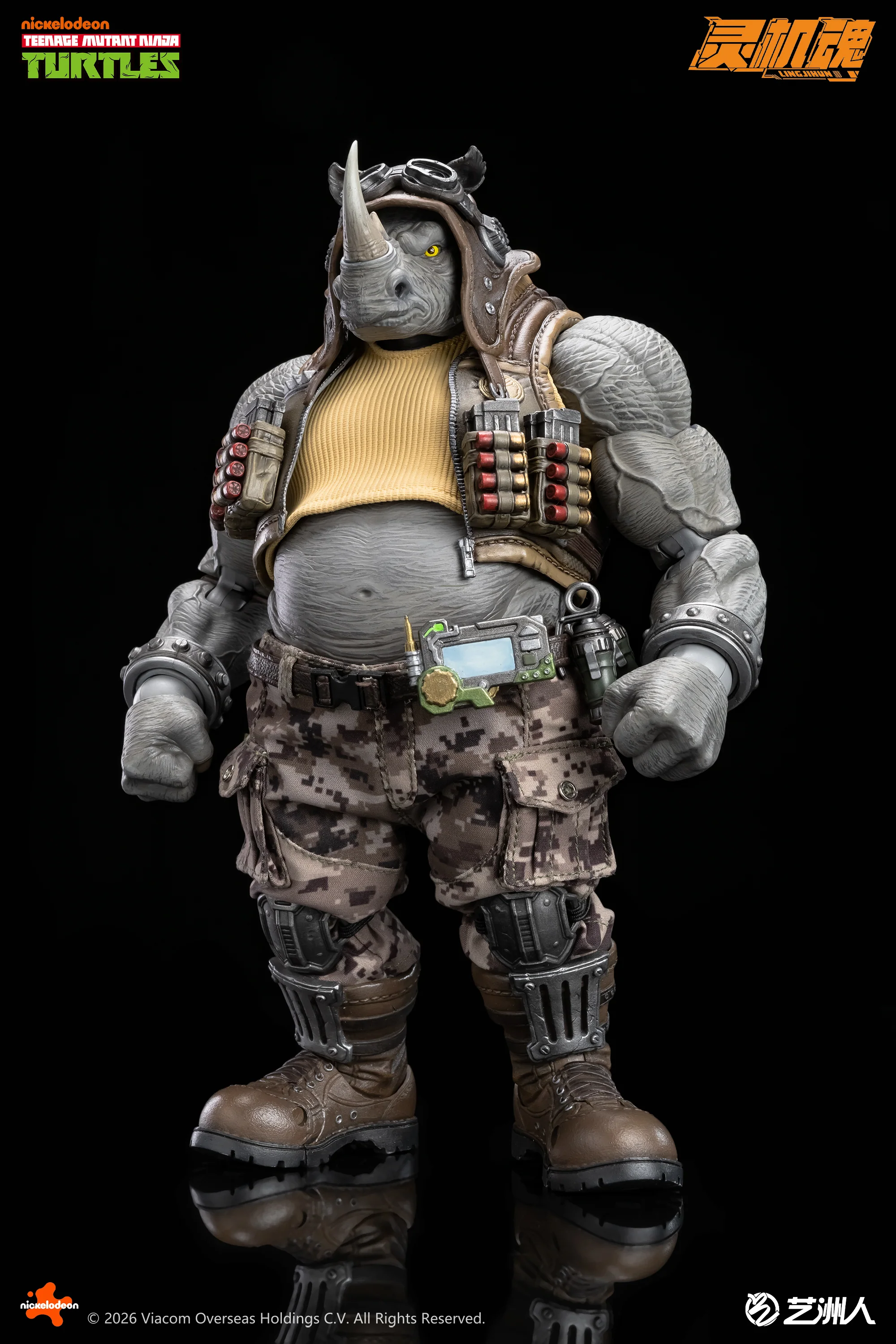 Teenage Mutant Ninja Turtles Rocksteady Action Figure - Image 2