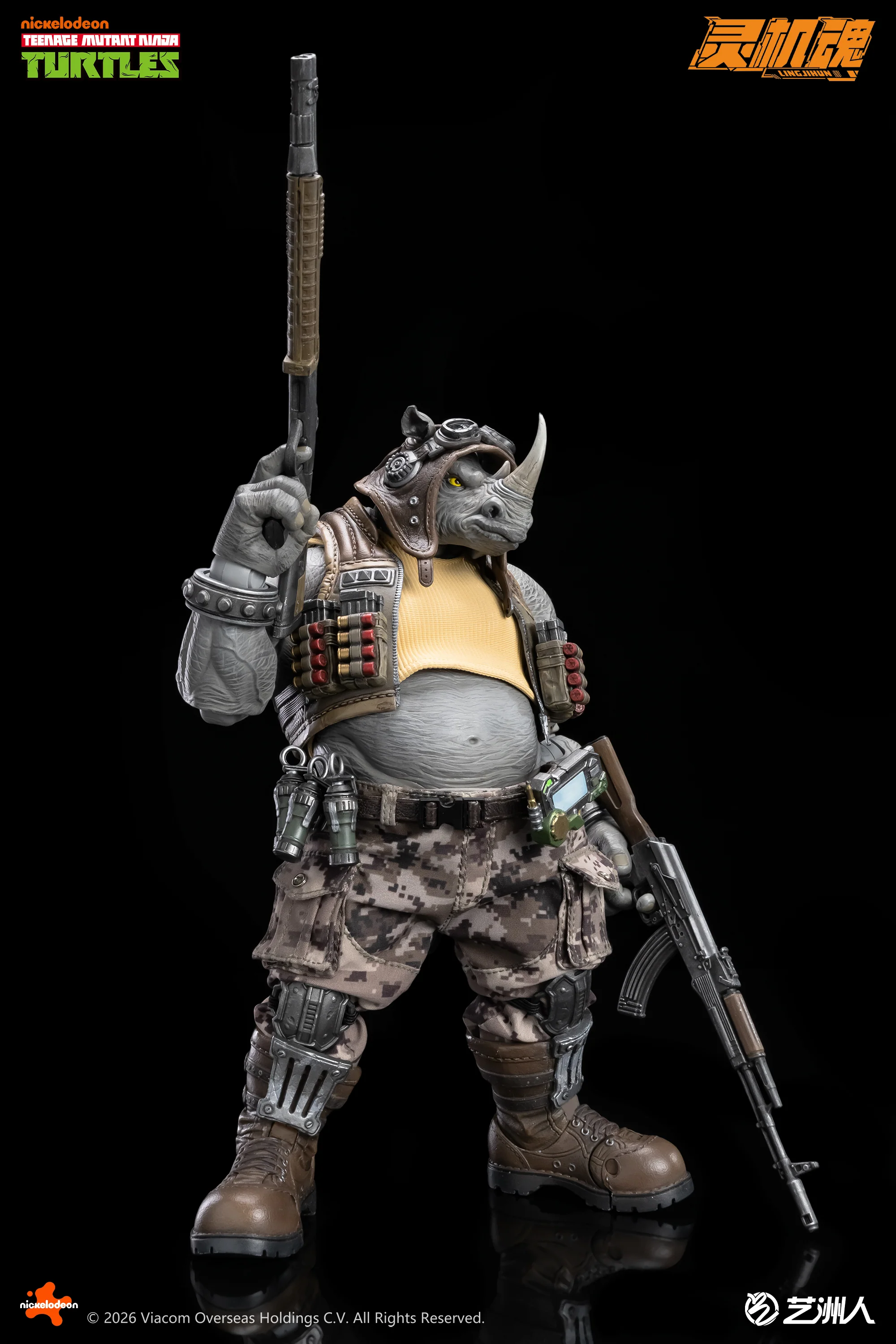 Teenage Mutant Ninja Turtles Rocksteady Action Figure - Image 6