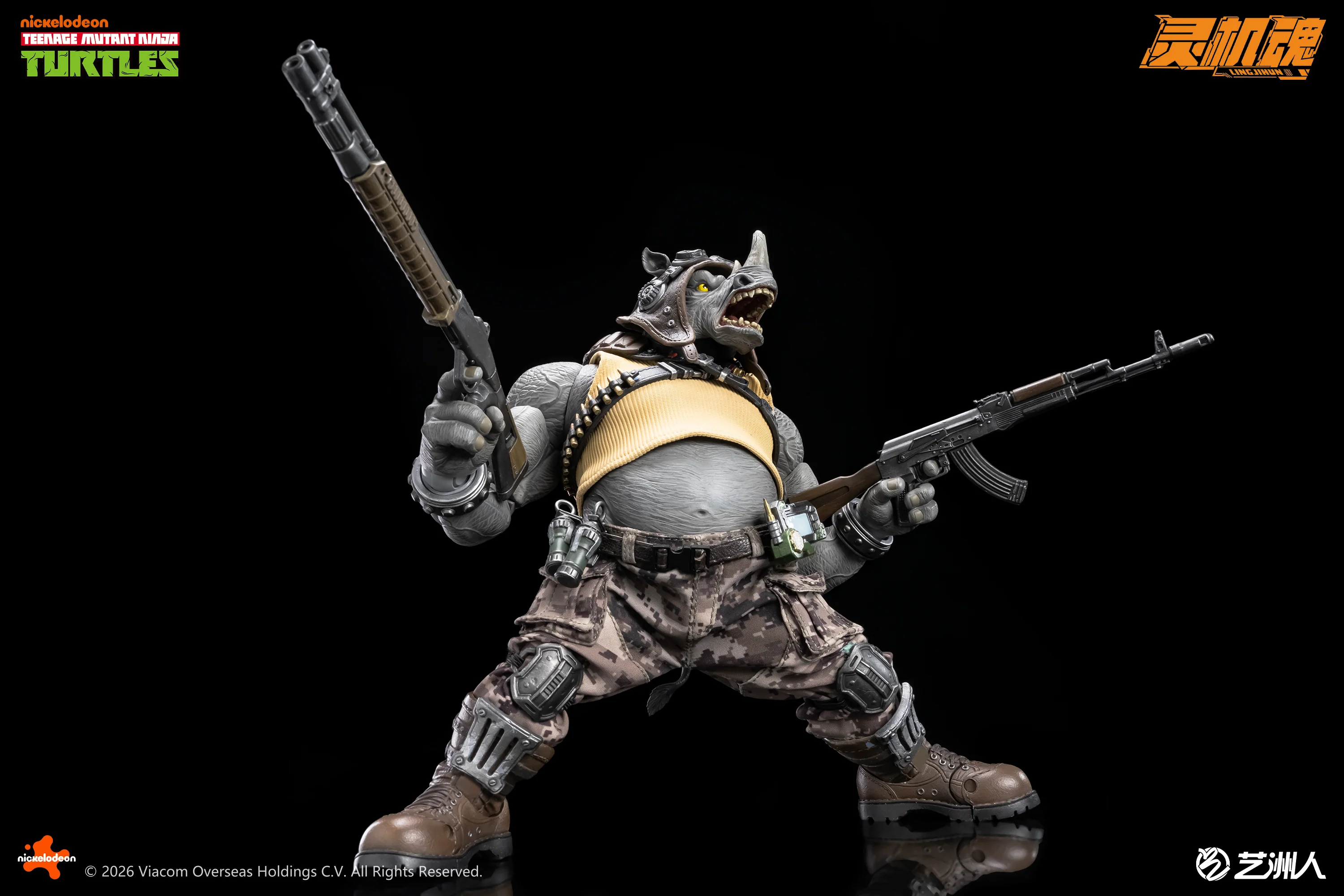 Teenage Mutant Ninja Turtles Rocksteady Action Figure - Image 7