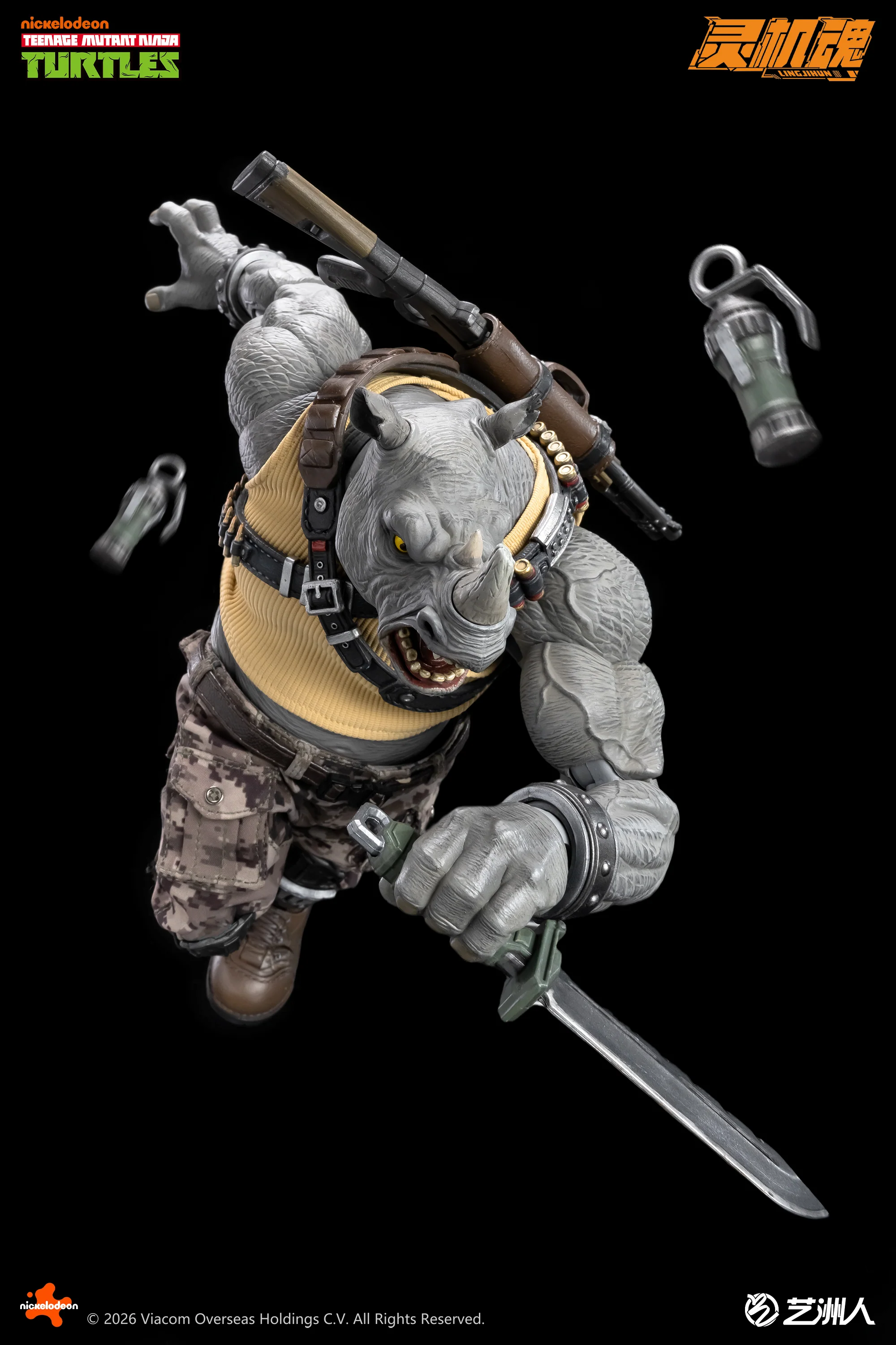 Teenage Mutant Ninja Turtles Rocksteady Action Figure - Image 8