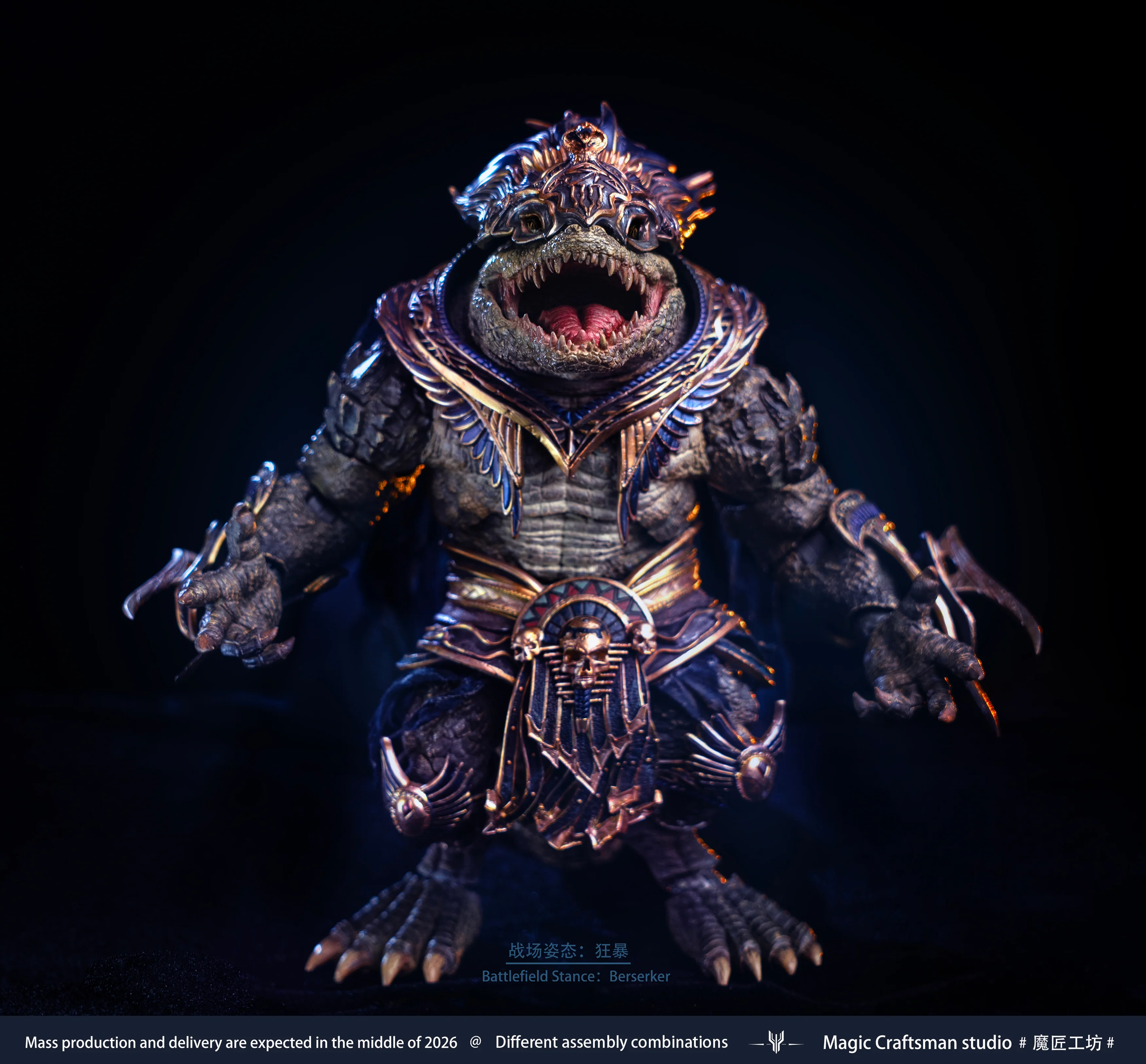 Temple of Chaos Series Desert Colossus Crocodile Sobek 1/12 Scale Action Figure - Image 15