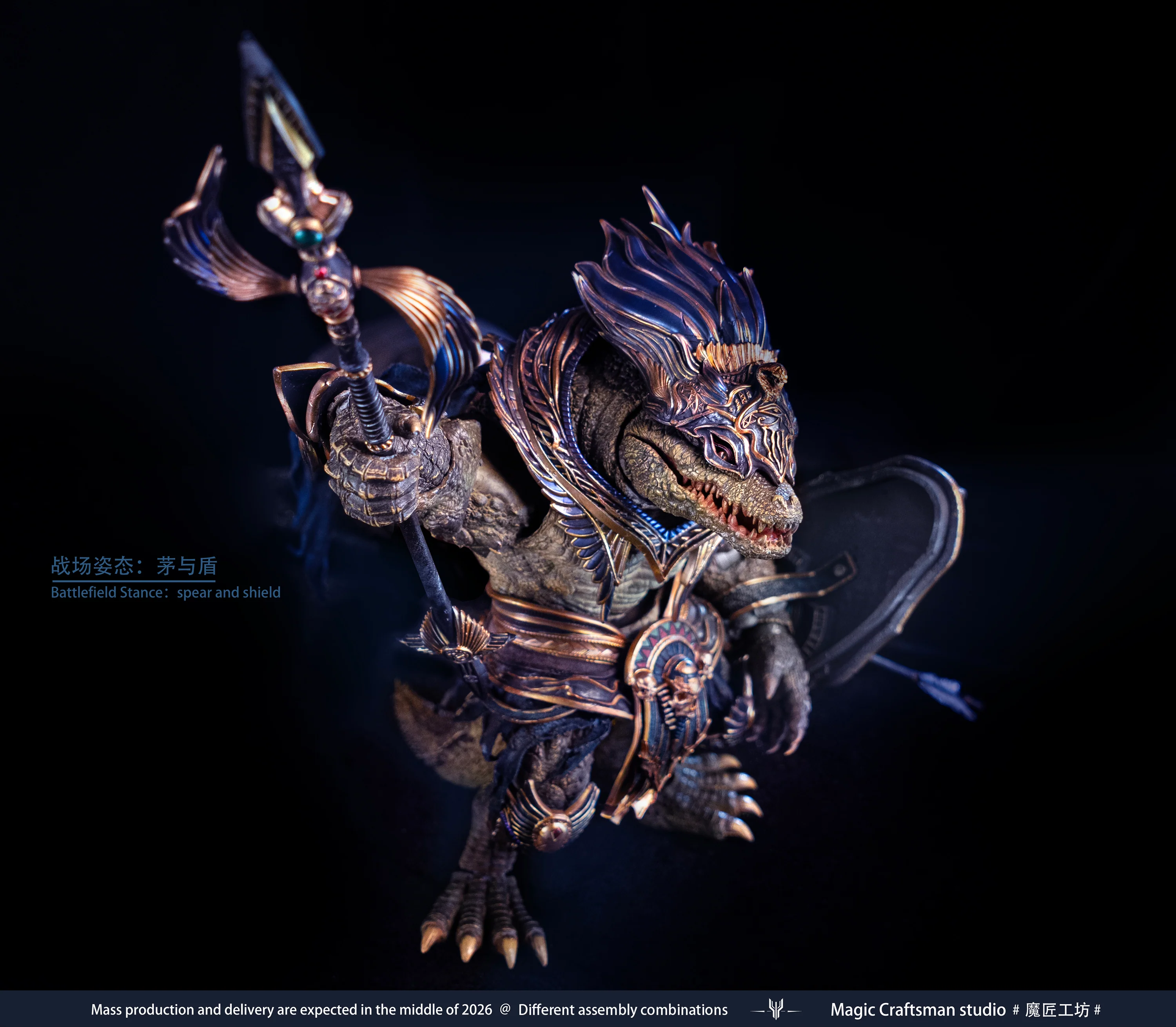 Temple of Chaos Series Desert Colossus Crocodile Sobek 1/12 Scale Action Figure - Image 16