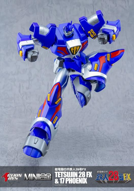 Tetsujin 28 Mini Action Gokin Tetsujin 28 GO FX & 17 Phoenix Action Figure - Image 4