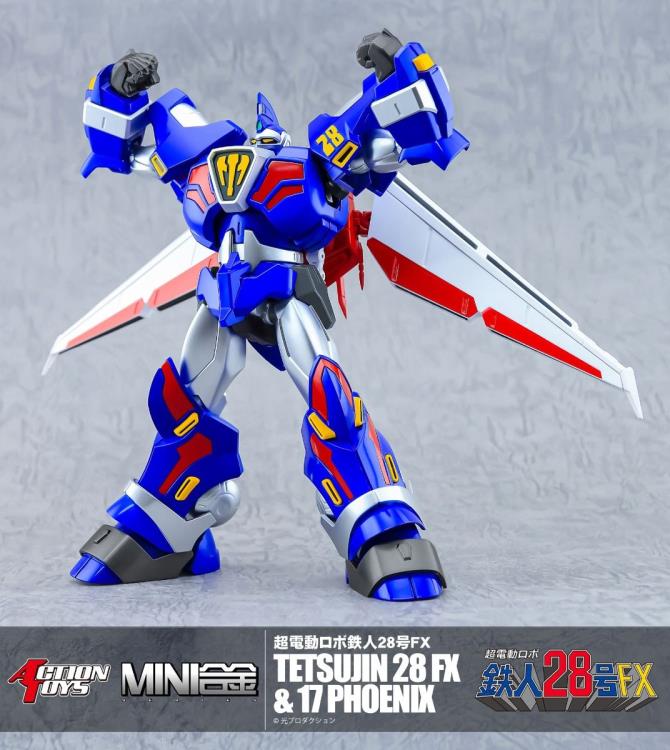 Tetsujin 28 Mini Action Gokin Tetsujin 28 GO FX & 17 Phoenix Action Figure - Image 6